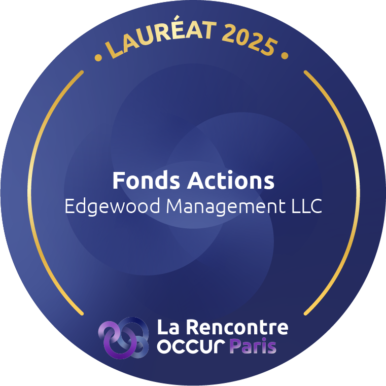 Occur Equity Funds Category Award Winner in Paris - Edgewood Management